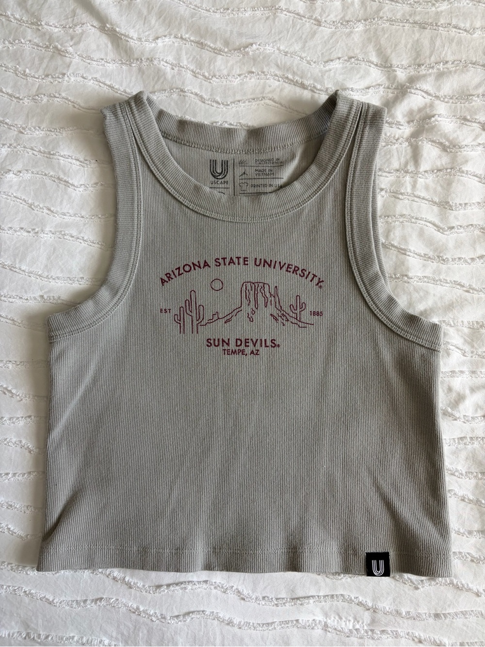 Women’s Arizona State University Crop Tank-Small